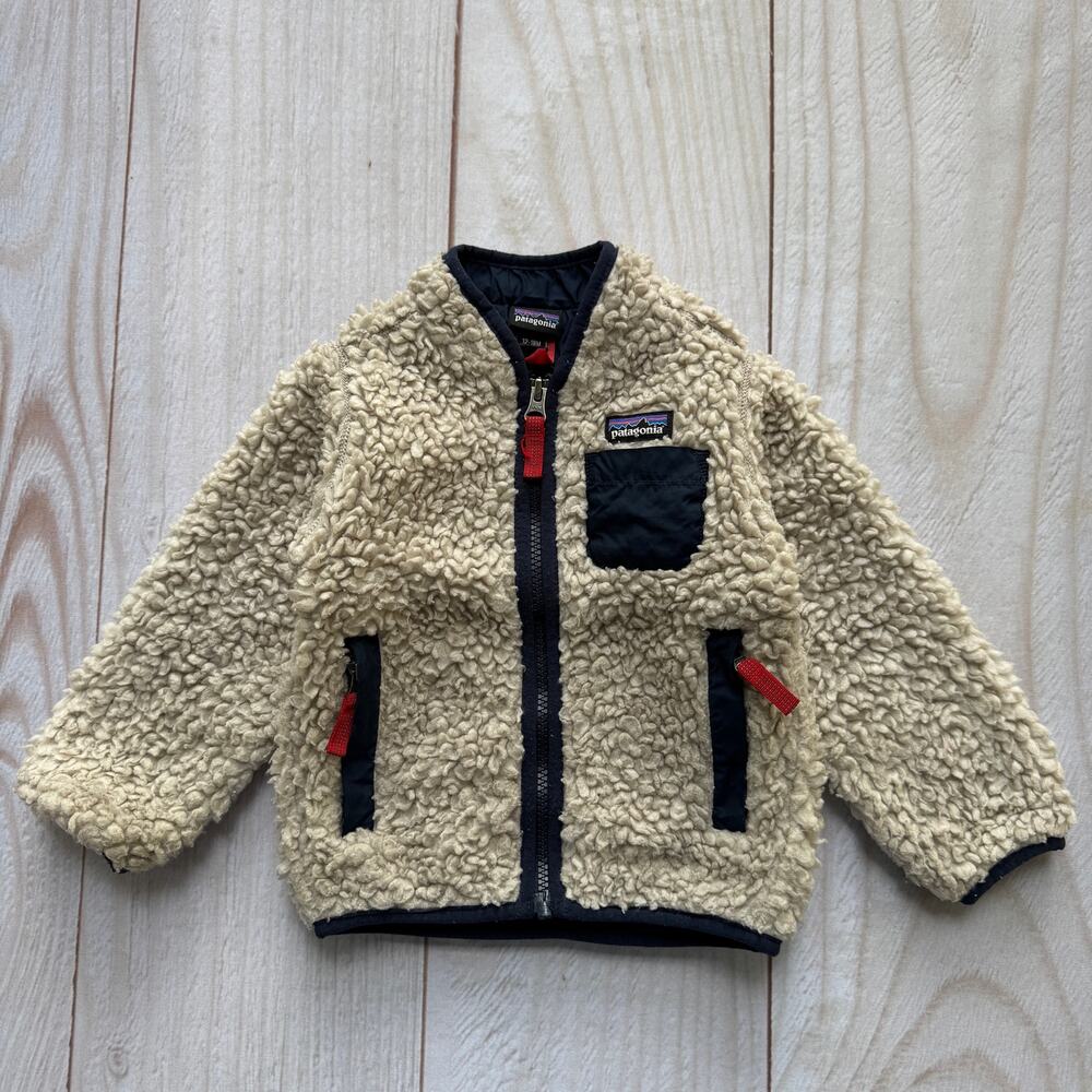 Patagonia Baby Infant 12-18M Retro-X Sherpa Fleece High Pile Lined Jacket - Picture 2 of 9